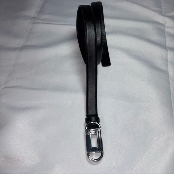 Karl Lagerfeld Women’s Black Leather Belt Size 2 main image 8